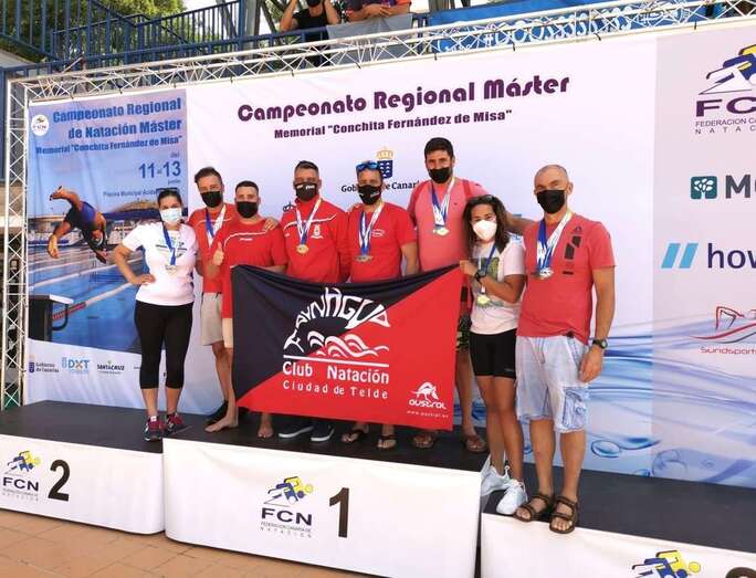 Equipo triunfador del Faynagua-Ciudad de Telde/TA.